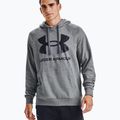 Hanorac de antrenament pentru bărbați Under Armour Rival Fleece Big Logo HD gri închis 1357093-012