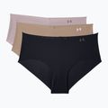 Under Armour Ps Hipster chiloți pentru femei Ps Hipster 3 buc negru/bej/grafit