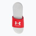 Under Armour Ansa Fix SL șlapi pentru bărbați gri halo/roșu/galben halo 6