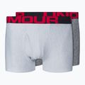 Under Armour boxeri pentru bărbați Ua Tech 3In 2-Pak mod gray light heather/jet gray light heather