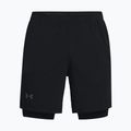 Under Armour Launch Sw 7'' 2N1 pantaloni scurți de alergare pentru bărbați negru 1361497-001
