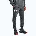 Pantaloni pentru bărbați Under Armour Ua Rival Terry Jogger pitch gray light heather/onyx white