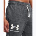 Pantaloni pentru bărbați Under Armour Ua Rival Terry Jogger pitch gray light heather/onyx white 4