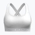Sutien de antrenament Under Armour Crossback Mid white/white/halo gray