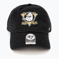 47 Brand NHL NHL Anaheim Ducks CLEAN UP șapcă de baseball negru 4