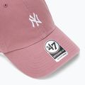 Șapcă 47 Brand MLB New York Yankees Base Runner CLEAN UP mauve 3