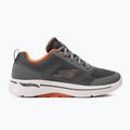 Încălțăminte pentru bărbați SKECHERS Go Walk Arch Fit Idyllic charcoal/white/orange 2