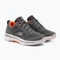 Încălțăminte pentru bărbați SKECHERS Go Walk Arch Fit Idyllic charcoal/white/orange 4