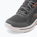 Încălțăminte pentru bărbați SKECHERS Go Walk Arch Fit Idyllic charcoal/white/orange 8