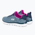 Încălțăminte pentru femei SKECHERS Summits Quick Getaway navy/hot pink 3