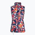 Columbia Powder Pass 469 de damă cu fermoar fără mâneci de culoare albastru marin cu model 1832222 7