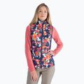 Columbia Powder Pass 469 de damă cu fermoar fără mâneci de culoare albastru marin cu model 1832222
