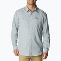 Tricou de trekking pentru bărbați Columbia Utilizer Woven LS gri 1993325