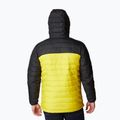 Columbia Powder Lite Hooded jachetă de puf pentru bărbați negru/galben 1693931 13