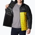 Columbia Powder Lite Hooded jachetă de puf pentru bărbați negru/galben 1693931 14