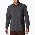 Tricou pentru bărbați Columbia Newton Ridge II LS gri-închis 2012971