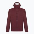 Geacă de ploaie cu membrană pentru bărbați Columbia Omni-Tech Ampli-Dry maroon 1932854