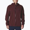 Geacă de ploaie cu membrană pentru bărbați Columbia Omni-Tech Ampli-Dry maroon 1932854 6