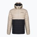 Columbia Powder Lite Anorak jachetă pentru bărbați în jos bej și negru 1957391