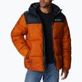 Jacheta Columbia Puffect cu glugă și glugă pentru bărbați Orange 2008413 3