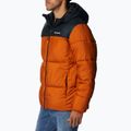 Jacheta Columbia Puffect cu glugă și glugă pentru bărbați Orange 2008413 4