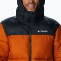 Jacheta Columbia Puffect cu glugă și glugă pentru bărbați Orange 2008413 6