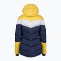 Columbia Abbott Peak Insulated jachetă de schi pentru femei albastru marin și galben 1909971 2