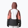 Columbia Snow Slab Blackdot jachetă de schi pentru femei negru și roșu 2007551 3