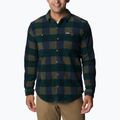 Cămașă Columbia Flare Gun Fleece pentru bărbați verde/verde 1866624