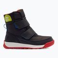 Sorel Whitney II Strap Wp jet/poppy red cizme de trekking pentru copii 7