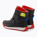 Sorel Whitney II Strap Wp jet/poppy red cizme de trekking pentru copii 3