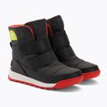 Sorel Whitney II Strap Wp jet/poppy red cizme de trekking pentru copii 4