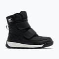 Ghete junior Sorel Whitney II Strap WP black/sea salt 7