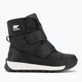 Ghete junior Sorel Whitney II Strap WP black/sea salt 2
