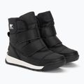 Ghete junior Sorel Whitney II Strap WP black/sea salt 4