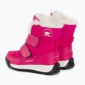 Ghete pentru copii Sorel Whitney II Strap WP cactus pink/black 3