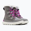 Ghete junior Sorel Sorel Explorer Lace quarry/bright lavender 9