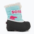 Ghete pentru copii Sorel Snow Commander ocean surf/cactus pink 2