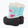 Ghete pentru copii Sorel Snow Commander ocean surf/cactus pink 3