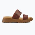 Timberland Clairemont Way femei Clairemont Way flip-flops de culoare roșu închis plin de cereale 2