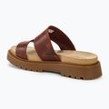 Timberland Clairemont Way femei Clairemont Way flip-flops de culoare roșu închis plin de cereale 3