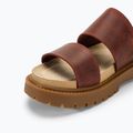 Timberland Clairemont Way femei Clairemont Way flip-flops de culoare roșu închis plin de cereale 7