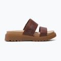 Timberland Clairemont Way femei Clairemont Way flip-flops de culoare roșu închis plin de cereale 9