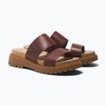 Timberland Clairemont Way femei Clairemont Way flip-flops de culoare roșu închis plin de cereale 11