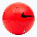 Minge de fotbal Nike Pitch Team bright crimson/black mărimea 3 2