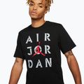 Tricou pentru bărbați Nike Jordan AJ5 Graphic black/white/gum red 4