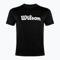 Tricou de tenis pentru bărbați Wilson Team Graphic black script