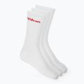 Șosete Wilson Crew Logo 3 perechi bright white