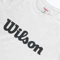 Tricou de tenis pentru femei Wilson Team Graphic Script W scris alb strălucitor 3