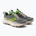 Pantofi de alergare pentru femei Saucony Peregrine 13 gravel/slime 4